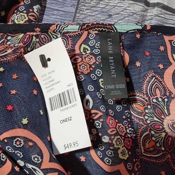 Lane Bryant Floral and paisley duster cardi one sz - Picture 7 of 8